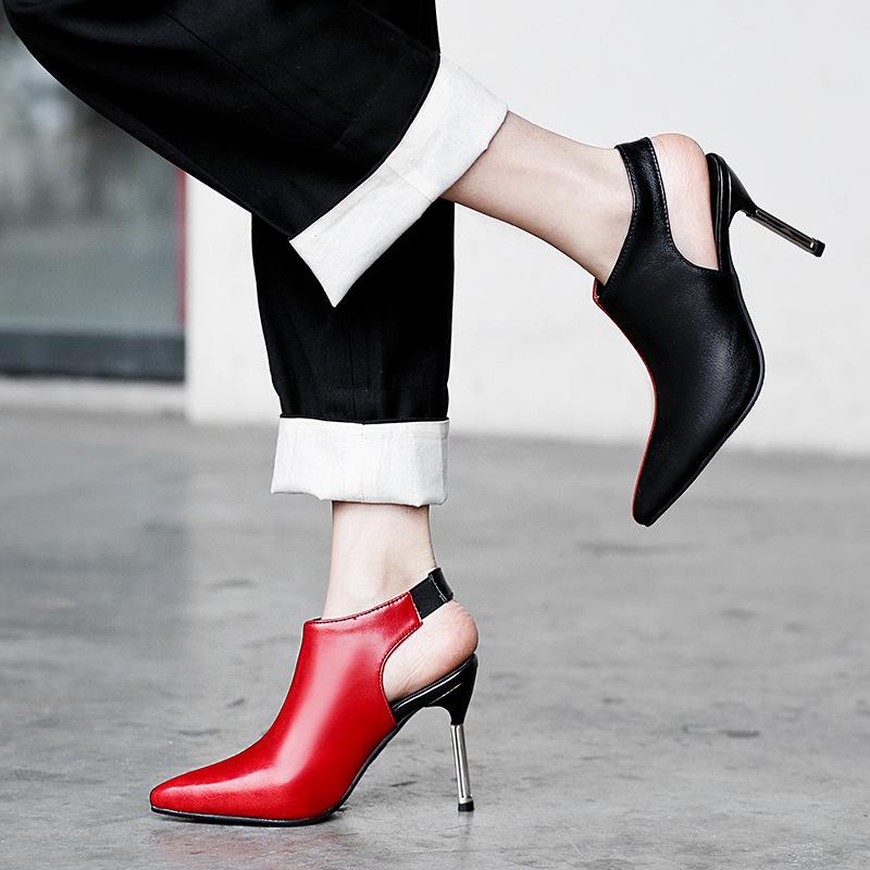 Dress Shoes 34-45 European And American Style Color Matching Pointed-toe Single With Empty Foot Boots, Sandals, Women, Red
Dress Shoes 34-45 European And American Style Color Matching Pointed-toe Single With Empty Foot Boots, Sandals, Women, Red