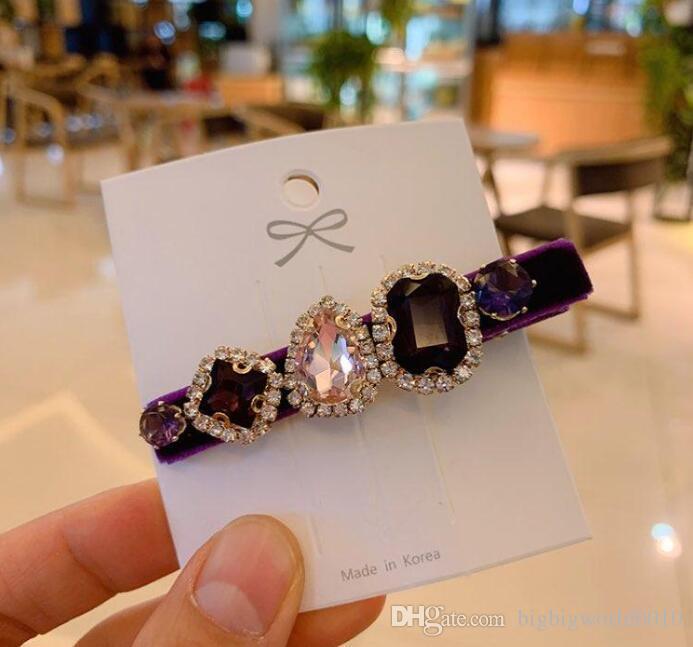 55 Light Luxury Rhinestones Hair Clips For Women Elegant Velvet Barrettes 6 Colors With Big Zircon Fashion Women Jewelry, Golden;silver
55 Light Luxury Rhinestones Hair Clips For Women Elegant Velvet Barrettes 6 Colors With Big Zircon Fashion Women Jewelry, Golden;silver