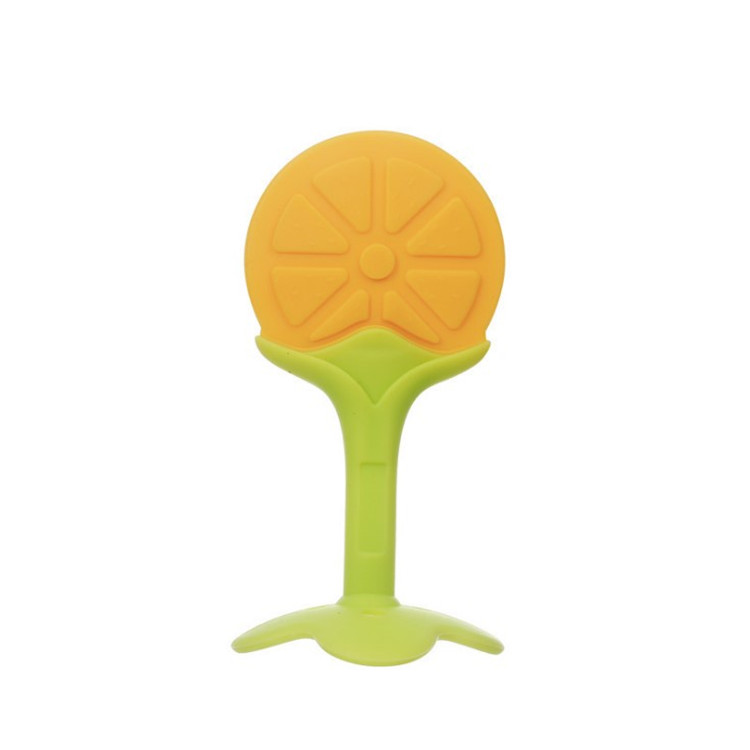 Wholesale 5-Pack Fruit Shape Teething Toys Baby Chews Newborn BPA-Free Silicone Food Grade Molar Teething Stick