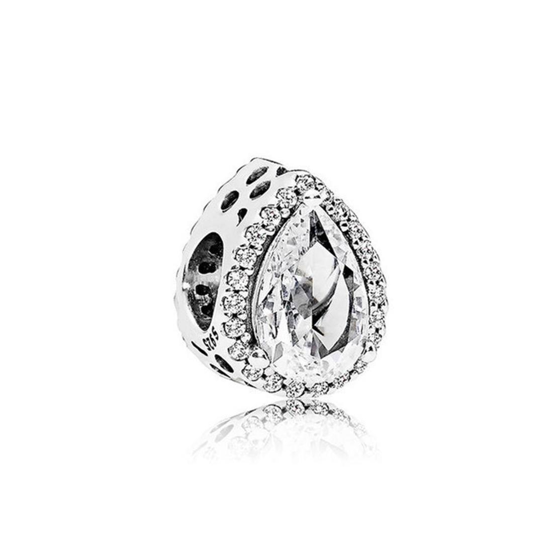 Authentic 925 Silver Beads Bracelets New Shining Teardrop Charm Slide Bead Charms Fits European Pandora Style Jewelry Bracelets Murano, Bronze;silver
Authentic 925 Silver Beads Bracelets New Shining Teardrop Charm Slide Bead Charms Fits European Pandora Style Jewelry Bracelets Murano, Bronze;silver