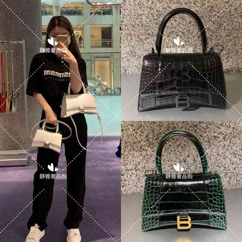 balenciga Handbags Designer Classic Small s Hourglass Portable Messenger Versatile Fashion Women's Bag, White alligator
balenciga Handbags Designer Classic Small s Hourglass Portable Messenger Versatile Fashion Women's Bag, White alligator