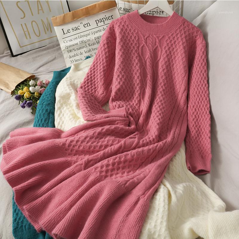 Casual Dresses 2021 Vintage Trumpet Long Dress Women O Neck Sleeve Basic Streetwear Kintting Female Korean Style Solid, Beige
Casual Dresses 2021 Vintage Trumpet Long Dress Women O Neck Sleeve Basic Streetwear Kintting Female Korean Style Solid, Beige
