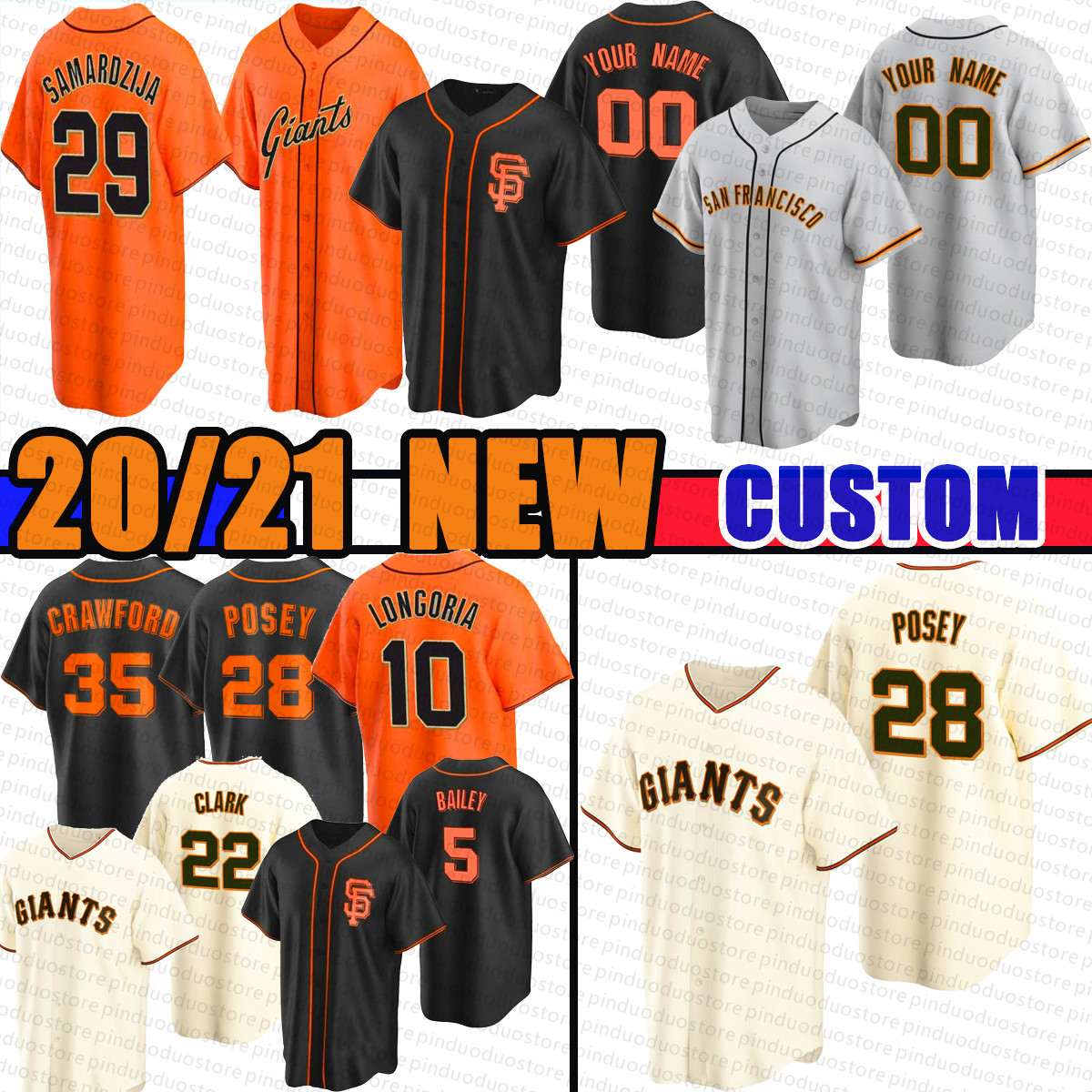 New Baseball Jerseys 28 Buster Posey 22 Will Clark 34 Kevin Gausman 40 Madison Bumgarner 35 Brandon Crawford 9 Brandon Belt 48 Pablo Sandoval, Mens(juren)
New Baseball Jerseys 28 Buster Posey 22 Will Clark 34 Kevin Gausman 40 Madison Bumgarner 35 Brandon Crawford 9 Brandon Belt 48 Pablo Sandoval, Mens(juren)