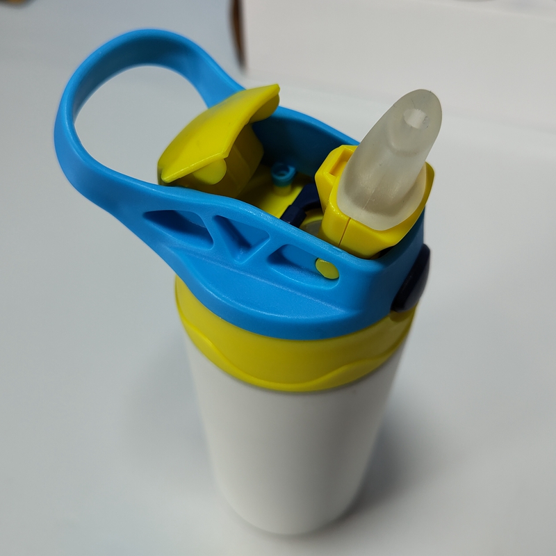 US Warehouse 12oz 20oz Sublimation STRAIGHT Sippy Cups Kids Water Bottle with flip on the top Stainless Steel Baby Bottle Feeding Nursing Bottle
