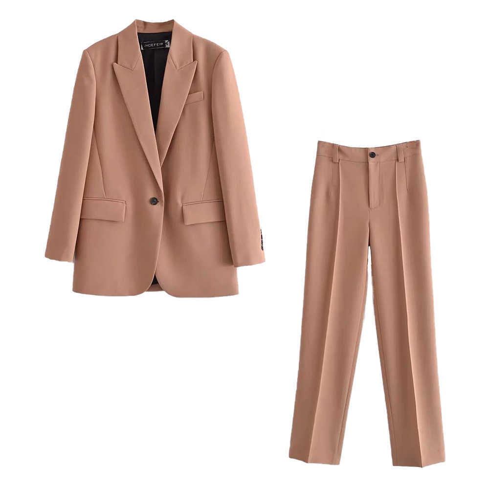 Women 2 piece set suit Blazer and Trousers Elegant High Fashion Chic Lady Woman blazer Outfits 210709
Women 2 piece set suit Blazer and Trousers Elegant High Fashion Chic Lady Woman blazer Outfits 210709