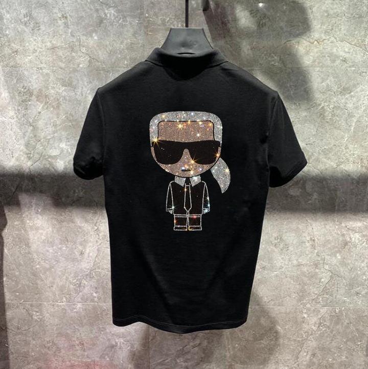 Hip Hop Korean style Fashion Punk Sport polo shirts Rhinestone short Sleeve POLO men, Blue
Hip Hop Korean style Fashion Punk Sport polo shirts Rhinestone short Sleeve POLO men, Blue