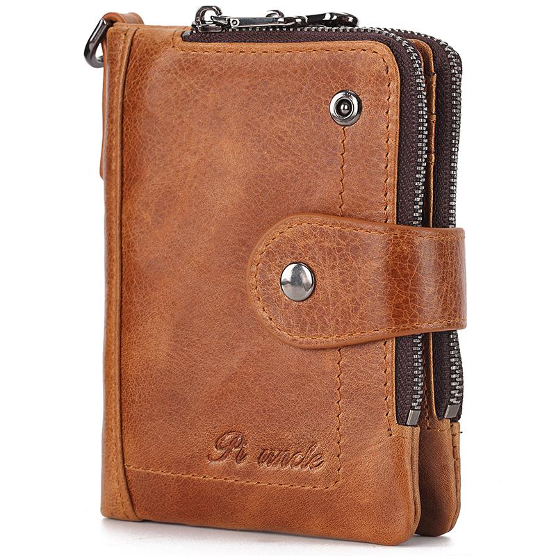 Wallets Genuine Leather RFID Vintage Wallet For Men With Coins Pocket Short Small Zipper Walet Cards Holders Man Purse, Red;black
Wallets Genuine Leather RFID Vintage Wallet For Men With Coins Pocket Short Small Zipper Walet Cards Holders Man Purse, Red;black