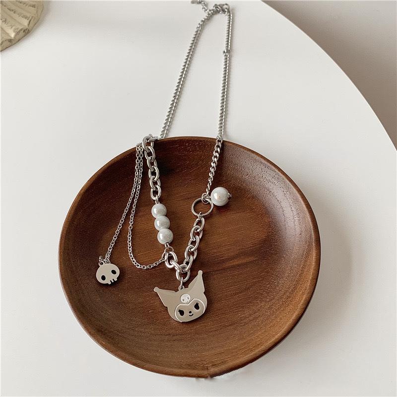 Chokers Y2K Anime Figure Little Devil Tie Cartoon Bead Pearl Clavicle Chain Hip-hop Stainless Steel Necklace Jewelry Women Girl Gifts
Chokers Y2K Anime Figure Little Devil Tie Cartoon Bead Pearl Clavicle Chain Hip-hop Stainless Steel Necklace Jewelry Women Girl Gifts