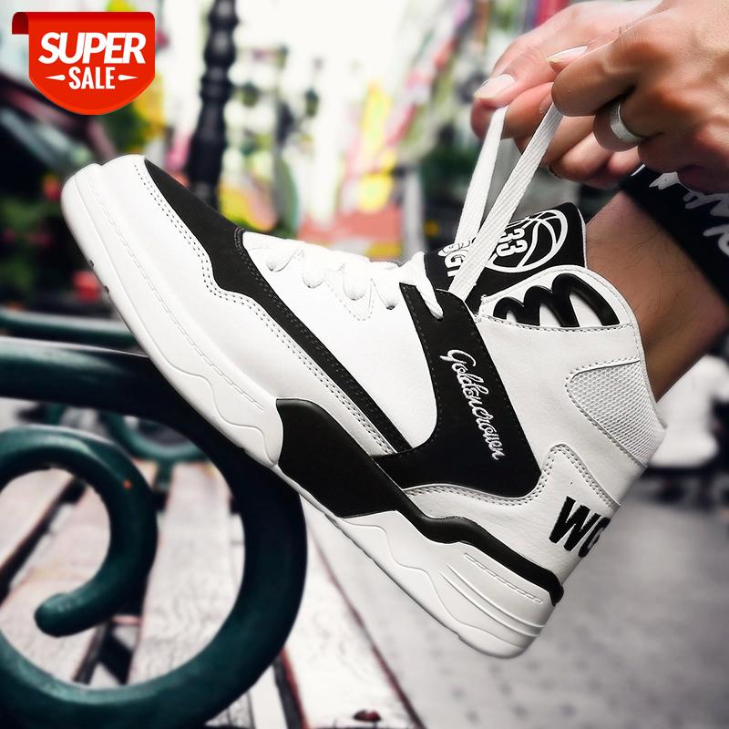 Shoes Men's Sports High Top Skateboard Trainers Sneakers 2019 New Male White Basketball Female Footwear Cushion Casual Fashion #091T
Shoes Men's Sports High Top Skateboard Trainers Sneakers 2019 New Male White Basketball Female Footwear Cushion Casual Fashion #091T