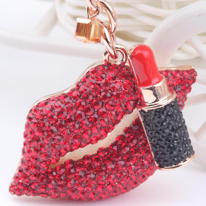 Keychains High Quality Enamel Sexy Lipstick Rhinestone Keychain/2021 Key Chain Women /chaveiros/llaveros/porte Clef Strass/bag Accessories
Keychains High Quality Enamel Sexy Lipstick Rhinestone Keychain/2021 Key Chain Women /chaveiros/llaveros/porte Clef Strass/bag Accessories