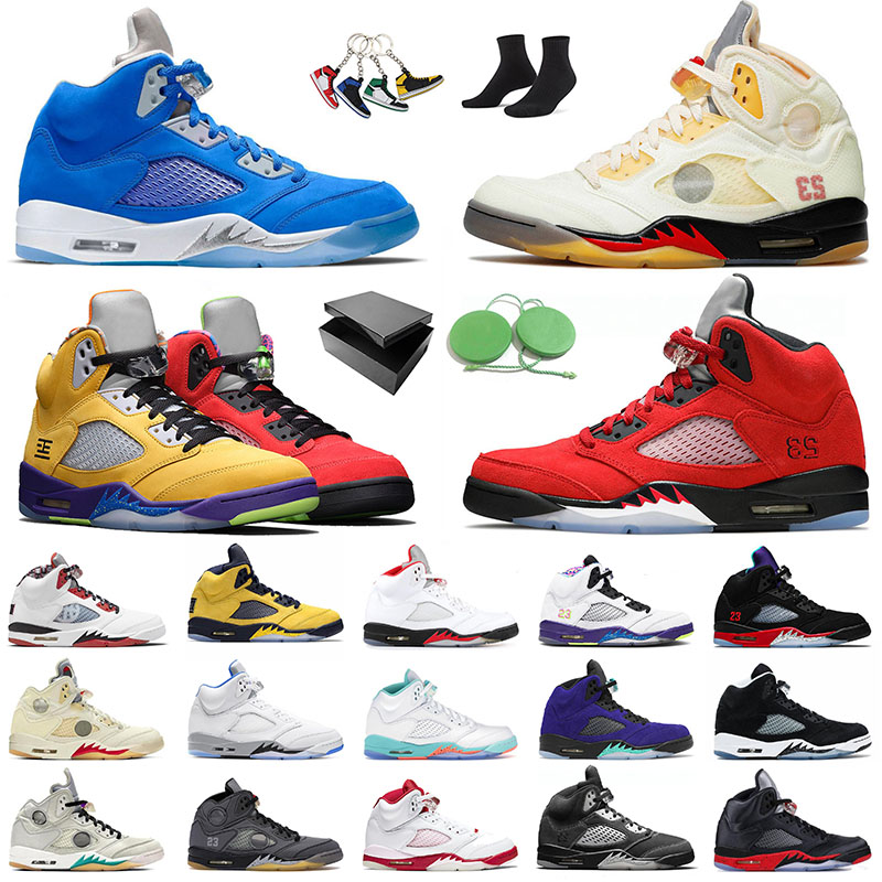 With Box Original Jumpman 5 5s Mens Basketball Shoes Bluebird V Fire Red Off What The Black Muslin Sail Paris White Oregon Men Sports Sneakers Trainers, B15 blue suede 36-47
With Box Original Jumpman 5 5s Mens Basketball Shoes Bluebird V Fire Red Off What The Black Muslin Sail Paris White Oregon Men Sports Sneakers Trainers, B15 blue suede 36-47