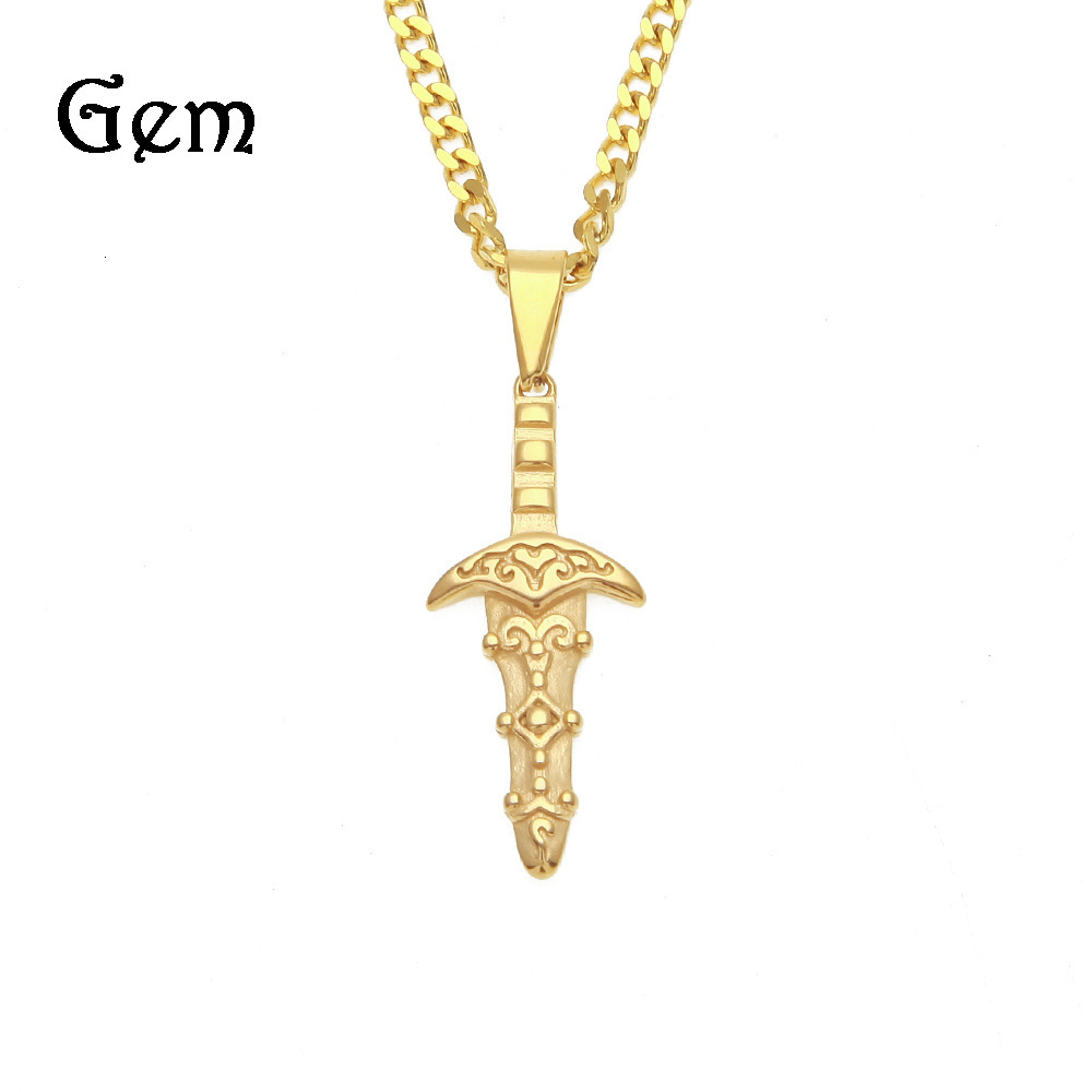 Hip hop stainless steel mini pattern dagger high grade men's jewelry steel hiphop Pendant
Hip hop stainless steel mini pattern dagger high grade men's jewelry steel hiphop Pendant