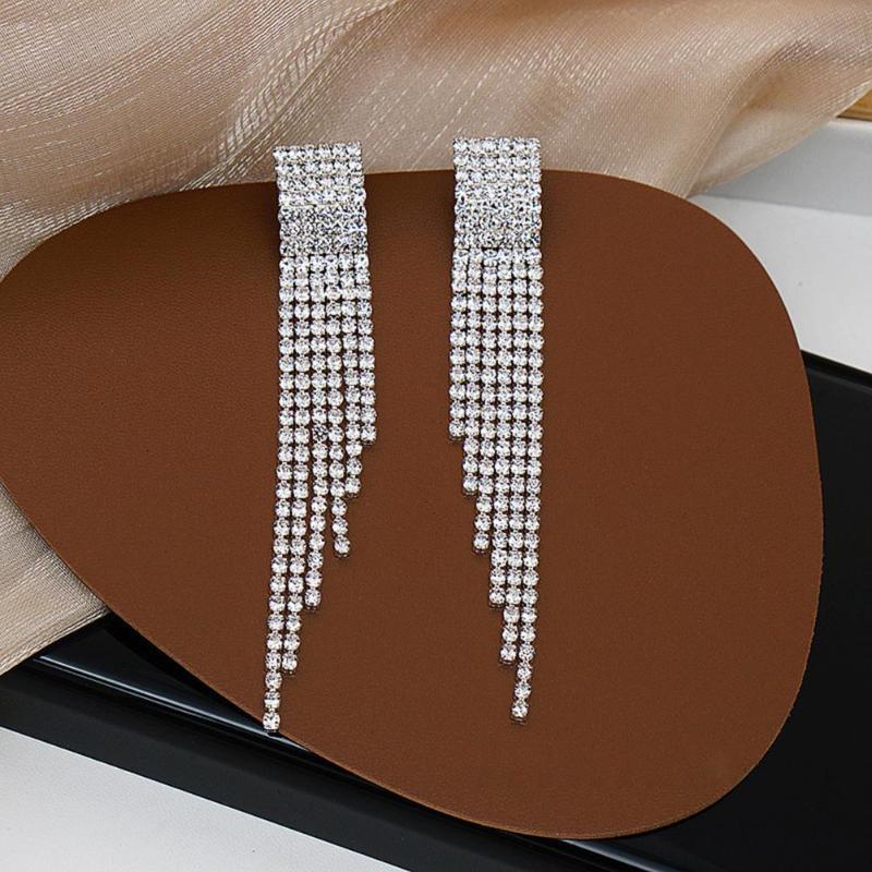 earrings & necklace fine workmanship lady lightweight y shape choker bracelets for prom, Silver
earrings & necklace fine workmanship lady lightweight y shape choker bracelets for prom, Silver