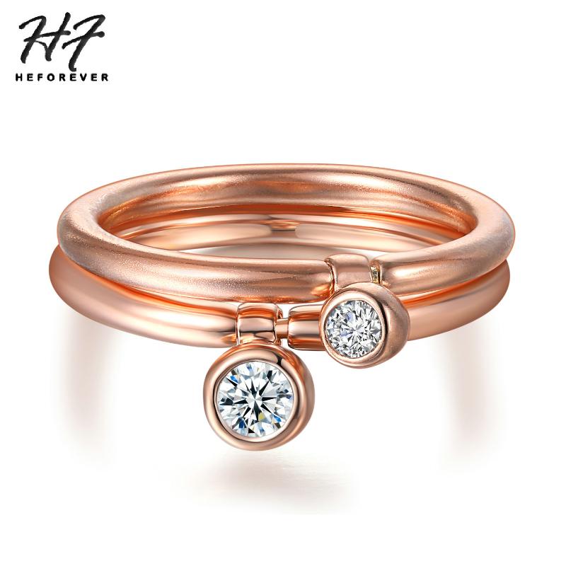 Wedding Rings 2 Pcs Circle Ring Set For Women Polished & Frosted Surface Two Size +CZ Rose White Gold Color Fashion Jewelry R443 R444, Slivery;golden
Wedding Rings 2 Pcs Circle Ring Set For Women Polished & Frosted Surface Two Size +CZ Rose White Gold Color Fashion Jewelry R443 R444, Slivery;golden