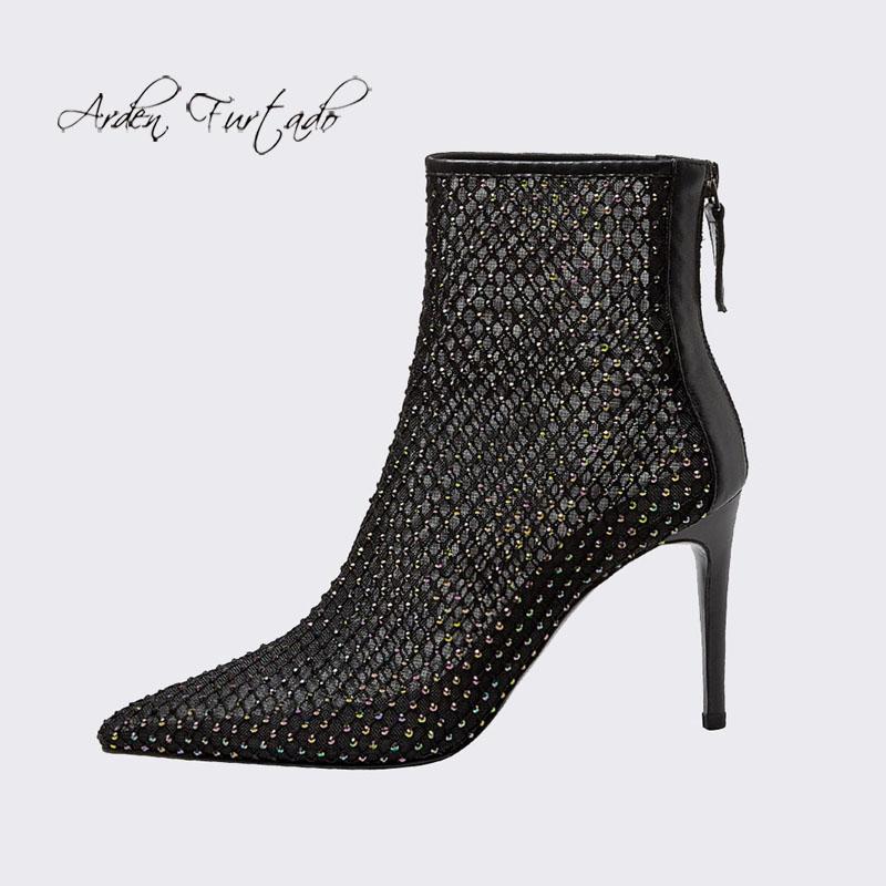 Boots Arden Furtado Summer Fashion Women's Shoes Elegant Genuine Leather Back Zipper Ladies Mesh Short Stilettos Heels 33, Black
Boots Arden Furtado Summer Fashion Women's Shoes Elegant Genuine Leather Back Zipper Ladies Mesh Short Stilettos Heels 33, Black