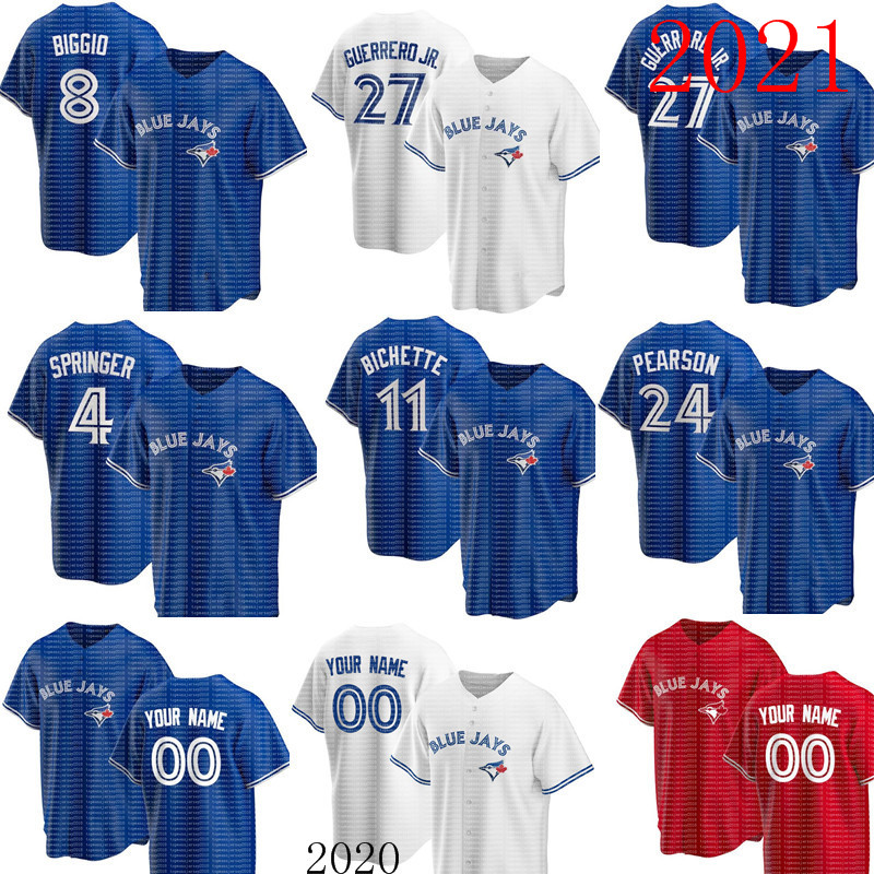 Toronto Blue Jays Jersey 4 George Springer 11 Bo Bichette 27 Vladimir Guerrero Jr. Cavan Biggio Joe Carter Baseball Jerseys, Blue;black
Toronto Blue Jays Jersey 4 George Springer 11 Bo Bichette 27 Vladimir Guerrero Jr. Cavan Biggio Joe Carter Baseball Jerseys, Blue;black