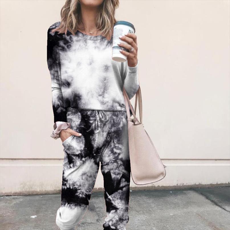 tie dye printed casual 2 womenpant piece set spring long sleeve women home wear suit female outfits fashion ladies lounge, White
tie dye printed casual 2 womenpant piece set spring long sleeve women home wear suit female outfits fashion ladies lounge, White