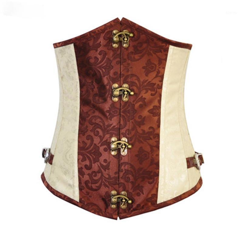 Bustiers & Corsets Underbust Sexy Top Faux Leather Gothic Punk Corselet Brown Steampunk Corset Lingerie Bustier Costume Basques, 2918brown
Bustiers & Corsets Underbust Sexy Top Faux Leather Gothic Punk Corselet Brown Steampunk Corset Lingerie Bustier Costume Basques, 2918brown