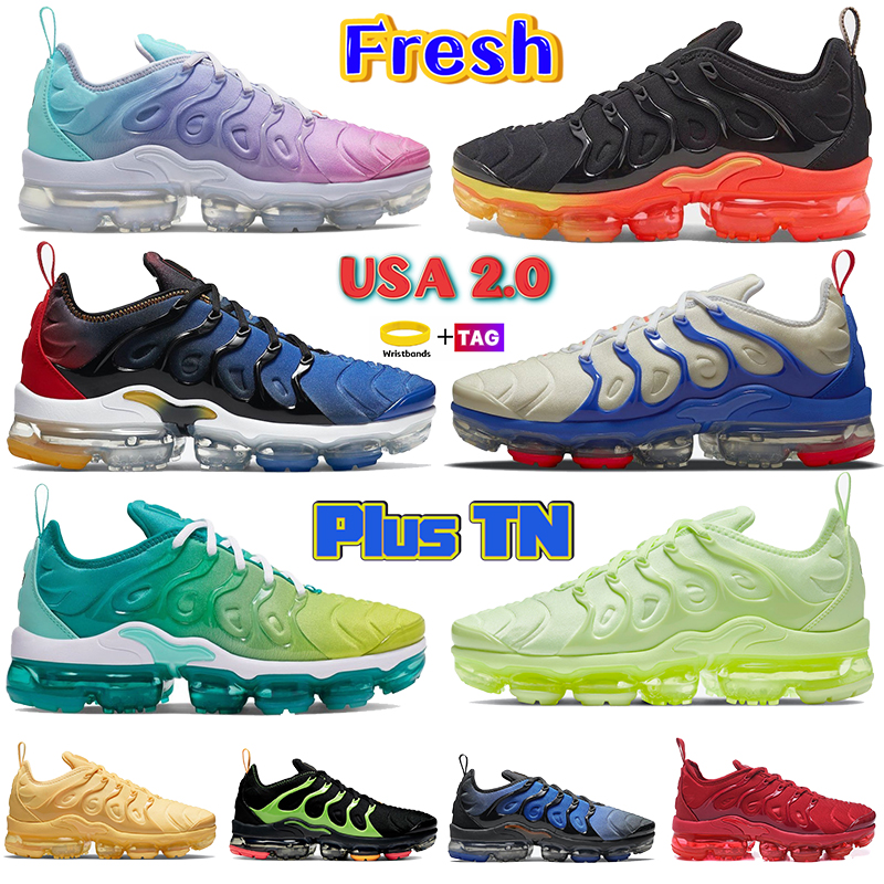 Fashion Cushion Plus TN Running Shoes Triple Black Metallic Gold white red pink sea USA 2.0 Live Together Men Designer Sneakers Bumblebee Volt Sole women trainers, Bubble wrap packaging
Fashion Cushion Plus TN Running Shoes Triple Black Metallic Gold white red pink sea USA 2.0 Live Together Men Designer Sneakers Bumblebee Volt Sole women trainers, Bubble wrap packaging