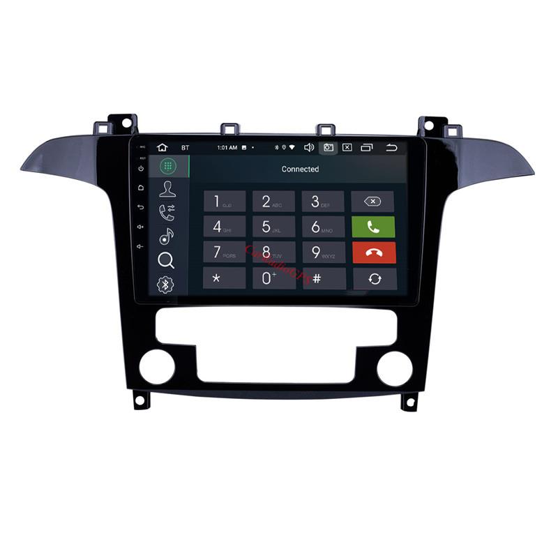 Android Car Dvd Player 9 Inch Gps Navigation System Audio Stereo for Ford S-Max 2007-2008 Auto A/C