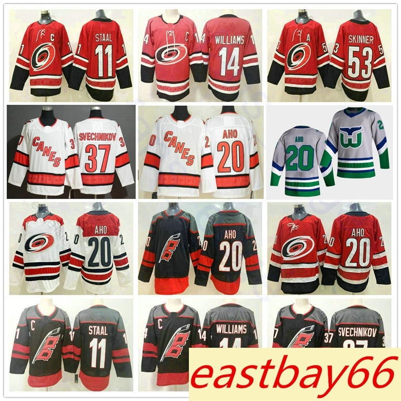 2021 2022 New Reverse Retro Carolina Hurricanes 20 Sebastian Aho 37 Andrei Svechnikov 53 Jeff Skinner 14 Justin Williams Gray Hockey Jerseys, Black;red
2021 2022 New Reverse Retro Carolina Hurricanes 20 Sebastian Aho 37 Andrei Svechnikov 53 Jeff Skinner 14 Justin Williams Gray Hockey Jerseys, Black;red