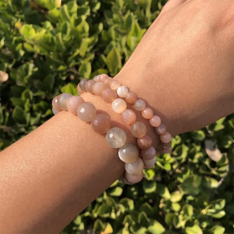 Beaded, Strands Natural Multicolored Moonstone Bracelet Round 128 Faceted Beads Crystal Quartz Healing Stone Jewelry Gift For Women
Beaded, Strands Natural Multicolored Moonstone Bracelet Round 128 Faceted Beads Crystal Quartz Healing Stone Jewelry Gift For Women