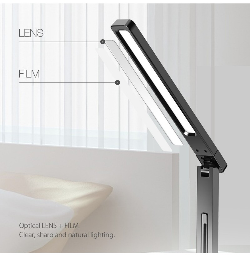 Adjustable Stepless Dimming LED Desk Lamp with Eye Protection Feature