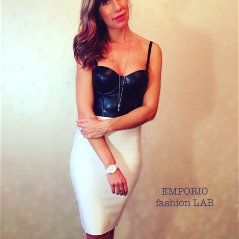 She'sModa PU leather Bralet Women's Bustier Bra Night Club Party Cropped Top Vest Plus Size T200729