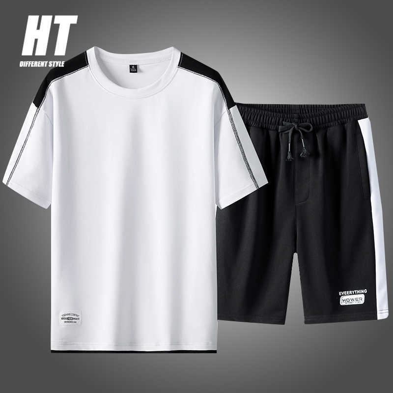 Mens Sets Summer Short Sleeve Tracksuit Men Casual Running Sweatsuit+Shorts Loose T-shirt Patchwork Sets Gym Jogger Streetwear 210603, Hh0832black
Mens Sets Summer Short Sleeve Tracksuit Men Casual Running Sweatsuit+Shorts Loose T-shirt Patchwork Sets Gym Jogger Streetwear 210603, Hh0832black