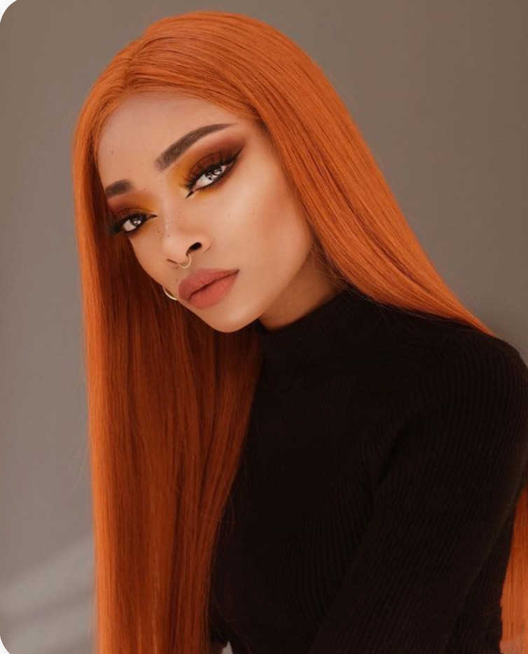 Hair Lace Wigs Female Long Straight Hair Center Parting Mechanism Rose Net Chemical Fiber Wig Head Cover, Ginger giner
Hair Lace Wigs Female Long Straight Hair Center Parting Mechanism Rose Net Chemical Fiber Wig Head Cover, Ginger giner