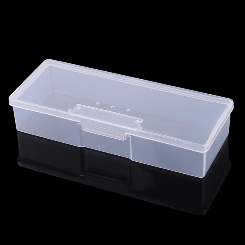 Storage Boxes & Bins Plastic Transparent Nail Manicure Tools Box Dotting Drawing Pens Buffer Grinding Files Organizer Case Container