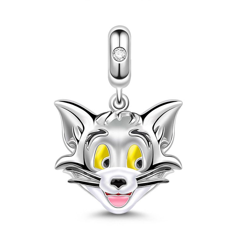 925 Silver Beads Fit Original Charm Bracelet Cute Animals Tortois Cat Puppy Monkey Unicorn Beads For Unisex Valentine Gift