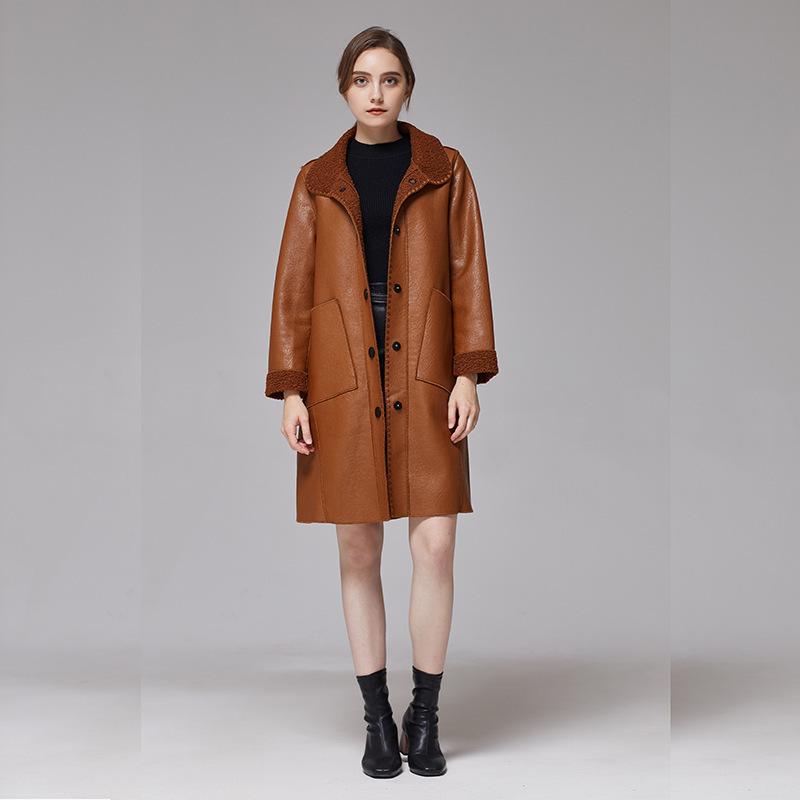 Women's Leather & Faux High Quality Women Jacket Coat Autumn Winter Plus Velvet PU Windbreaker Korean Trench Coats Outwear Casacos, Black
Women's Leather & Faux High Quality Women Jacket Coat Autumn Winter Plus Velvet PU Windbreaker Korean Trench Coats Outwear Casacos, Black
