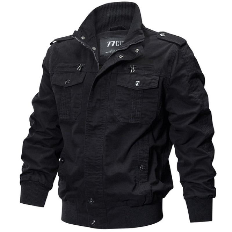 Hunting Jackets Spring And Autumn Thin Men's Stand-up Collar Bomber Jacket Plus Size Casual Coat, Black
Hunting Jackets Spring And Autumn Thin Men's Stand-up Collar Bomber Jacket Plus Size Casual Coat, Black