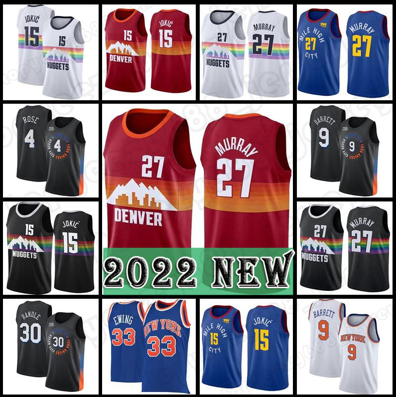 15 Jokic Basketball Jamal 27 Murray Nikola Julius 30 Randle Derrick 4 Rose RJ 9 Barrett Patrick 33 Ewing Kemba 8 Walker 75th Denver''Nuggets''Jersey
15 Jokic Basketball Jamal 27 Murray Nikola Julius 30 Randle Derrick 4 Rose RJ 9 Barrett Patrick 33 Ewing Kemba 8 Walker 75th Denver''Nuggets''Jersey