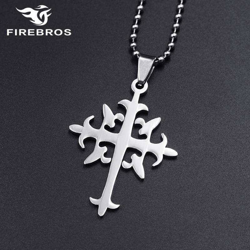 Pendant Necklaces FIREBROS Free 20/24" Chain Silver Color Stainless Steel Cross Necklace Men Women Jewelry Gift Accessorries Drop
Pendant Necklaces FIREBROS Free 20/24" Chain Silver Color Stainless Steel Cross Necklace Men Women Jewelry Gift Accessorries Drop