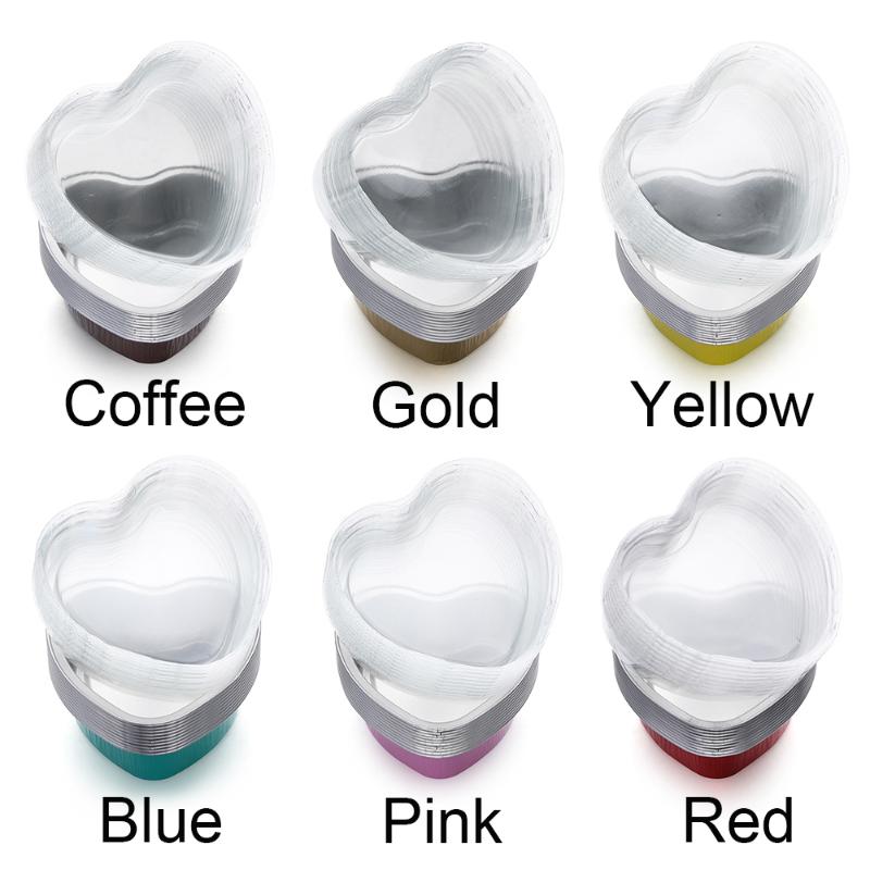 Other Bakeware Birthday Party Mother039s Day Pudding Cup Heart Shaped Cake Pan Tools Cupcake With Lids Baking Pans226s4076830