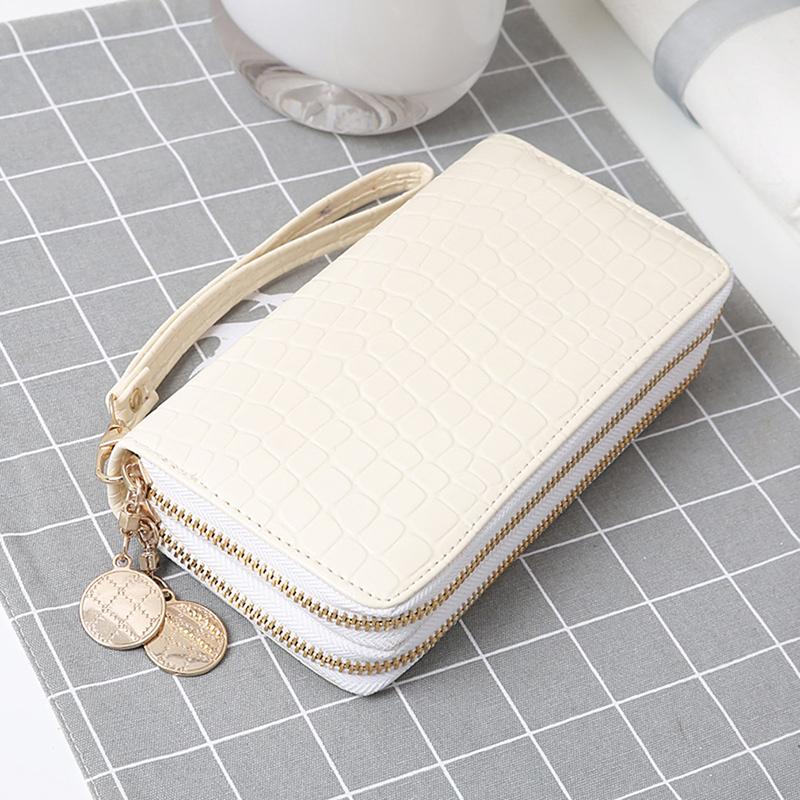 Wallets Women Fashion Lady Long Money Bag Wristlet Handbags Coin Purse Cards ID Holder Clutch Double Zipper, Black
Wallets Women Fashion Lady Long Money Bag Wristlet Handbags Coin Purse Cards ID Holder Clutch Double Zipper, Black