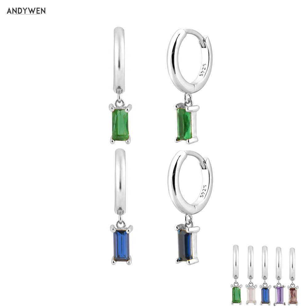 ANDYWEN 925 Sterling Silver Luxury Green Blue Drop Earring Piercing Oorbellen Circle Round Crystal Jewelry 210608
ANDYWEN 925 Sterling Silver Luxury Green Blue Drop Earring Piercing Oorbellen Circle Round Crystal Jewelry 210608