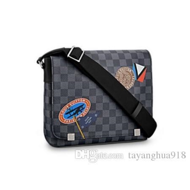Genuine new men's DISTRICT checkerboard shoulder leather messenger bag fashion prainting handbag brand briefcase Crossbody bags N4
Genuine new men's DISTRICT checkerboard shoulder leather messenger bag fashion prainting handbag brand briefcase Crossbody bags N4