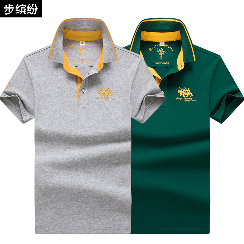 men's t shirts paul embroidery summer short t-shirt lapel loose large polo middle-aged and young half sleeve top, White;black
men's t shirts paul embroidery summer short t-shirt lapel loose large polo middle-aged and young half sleeve top, White;black