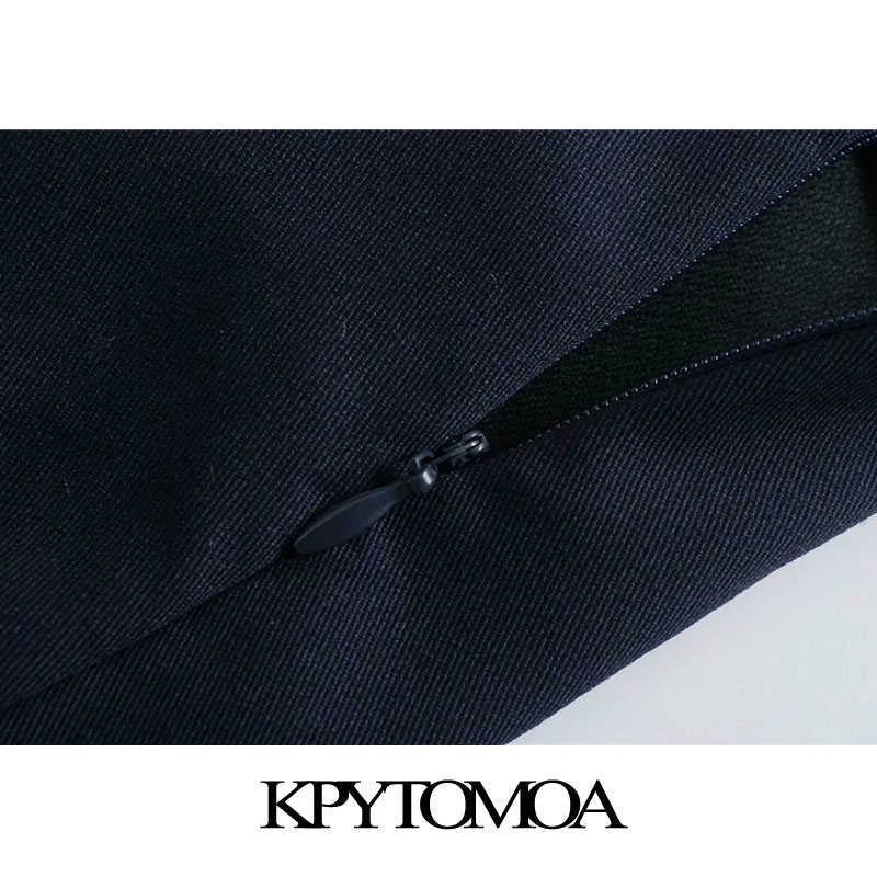 KPYTOMOA Women Chic Fashion With Metal Buttoned Bermuda Shorts Vintage High Waist Side Zipper Female Short Pants Mujer 210724
