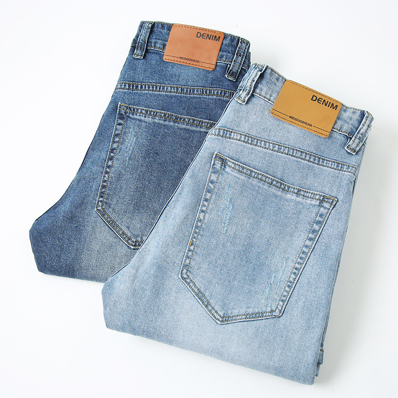 Classic Style Men's Slim Stretch Jeans Fashion Smart Casual Cotton Light Blue Denim Trousers Pants Male Homme,501
Classic Style Men's Slim Stretch Jeans Fashion Smart Casual Cotton Light Blue Denim Trousers Pants Male Homme,501