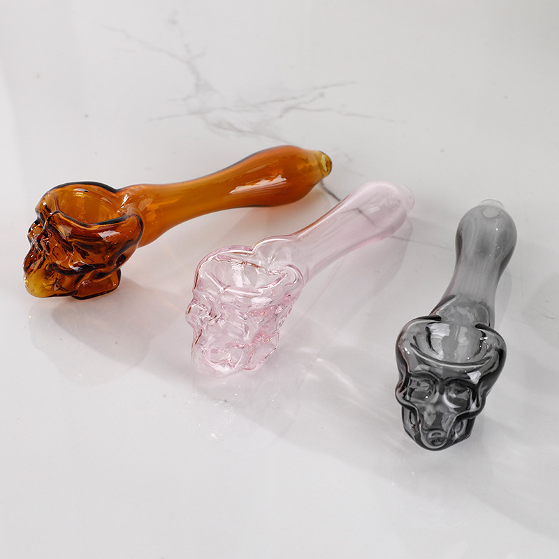 Wholesale Halloween Glass Pipe Skull Hand Smoking Spoon Oil Burner Pipes Thickness Swirl Stripe Tobacco tool
Wholesale Halloween Glass Pipe Skull Hand Smoking Spoon Oil Burner Pipes Thickness Swirl Stripe Tobacco tool