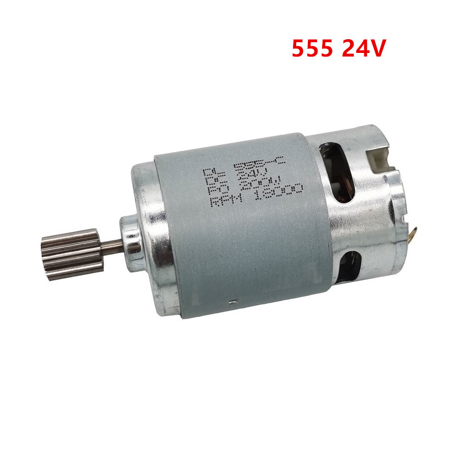 Children's electric car 24V 200W motor, high-speed high-power motor 555 24V 30000rpm for kid's ride on car
Children's electric car 24V 200W motor, high-speed high-power motor 555 24V 30000rpm for kid's ride on car