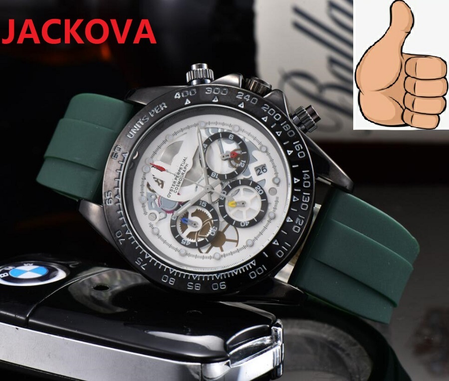 All Dials Working 43mm Quartz Chronograph Mens Watch Stopwatch Rubber Silicone President Classic Generous business Skeleton Dial Sapphire Gl, Slivery;brown
All Dials Working 43mm Quartz Chronograph Mens Watch Stopwatch Rubber Silicone President Classic Generous business Skeleton Dial Sapphire Gl, Slivery;brown
