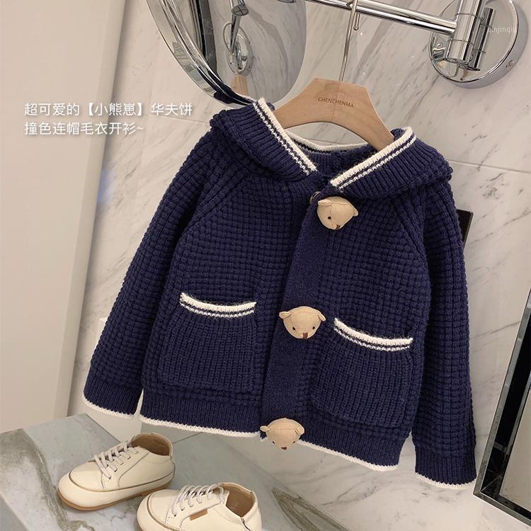 Jackets Baby Boy's Coat 0-5 Years Old Girls Sweaters Children's Clothing Knitted Cardigan Top Hooded Jacket Kids Winter Coats, Blue;gray
Jackets Baby Boy's Coat 0-5 Years Old Girls Sweaters Children's Clothing Knitted Cardigan Top Hooded Jacket Kids Winter Coats, Blue;gray