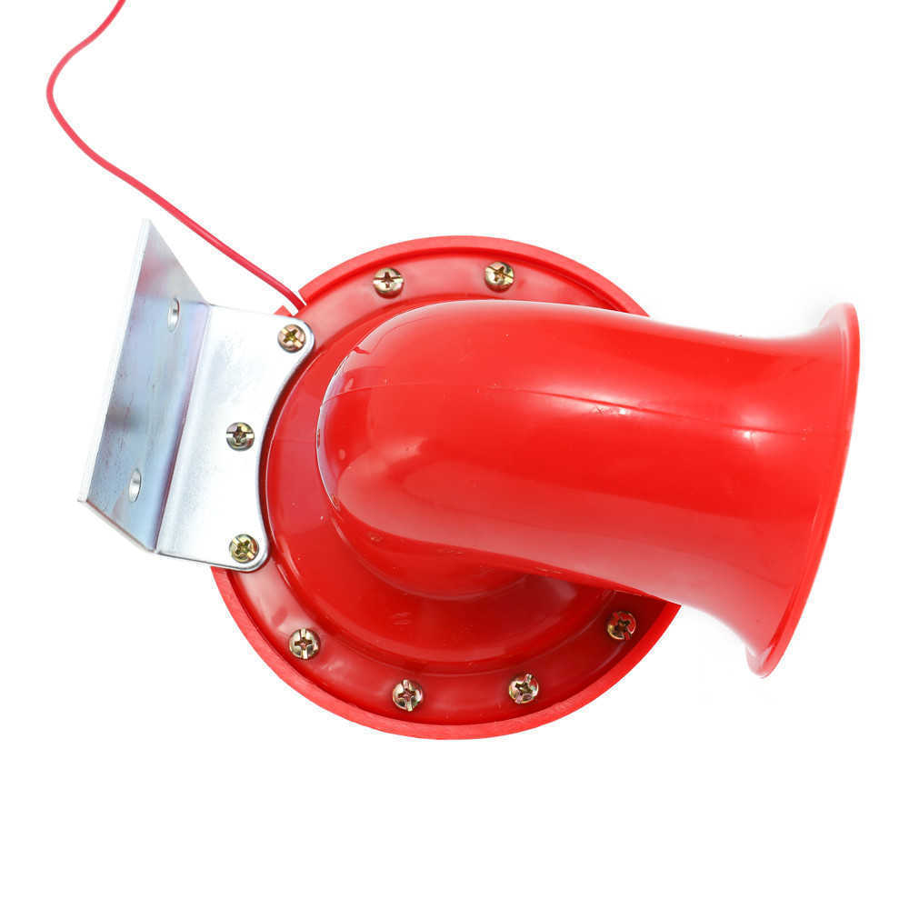 New Low Power Consumption Air Horn 12V Red Electric Bull Horn Loud 200DB Air Horn Raging Sound For Car Motorcycle Truck Boat