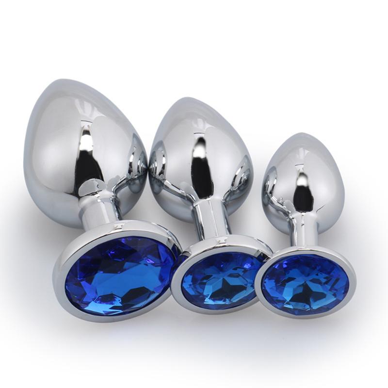 Sex Toys For Couples Unisex Small Size Stainless Steel Dildo Anal BuPlug Stimulator Adult Toy