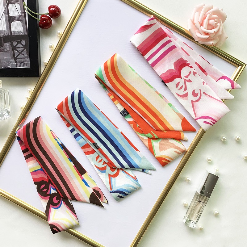 Silk Satin Scarf Twilly Strip Neck Collor Belt Mulberry Silk Spring Antunm Elegant Womens Ties Fashion Accessories
Silk Satin Scarf Twilly Strip Neck Collor Belt Mulberry Silk Spring Antunm Elegant Womens Ties Fashion Accessories